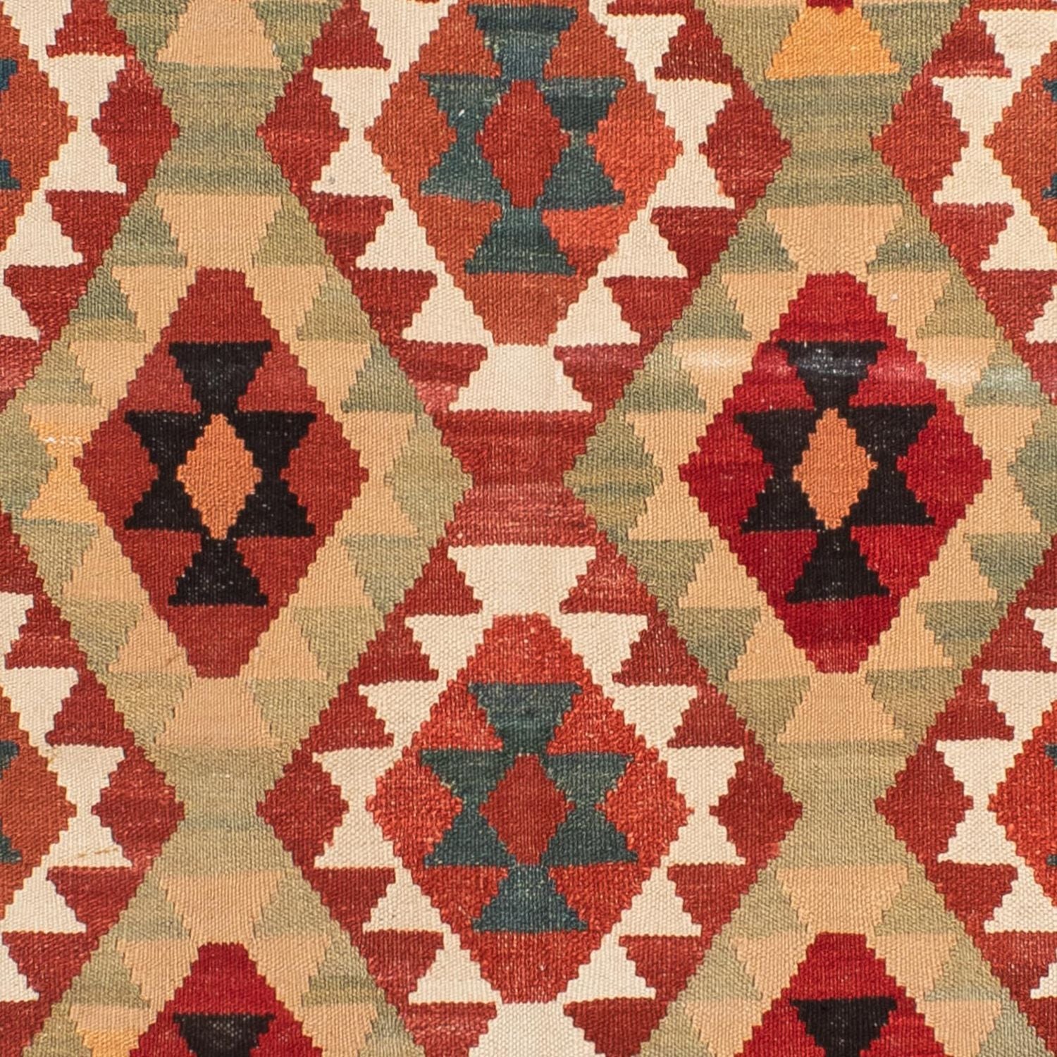 Kelim Carpet - Splash - 201 x 150 cm - flerfarvet