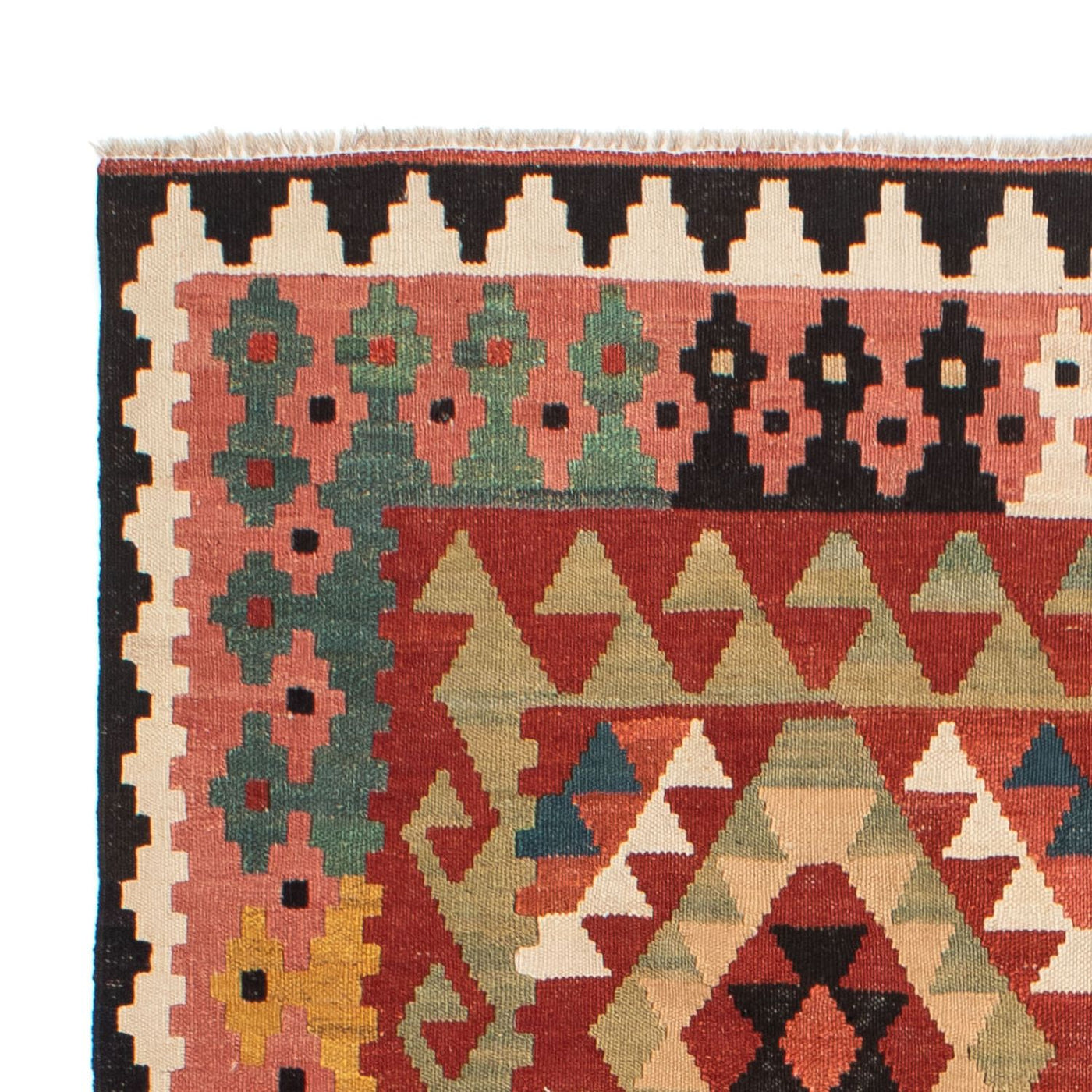 Kilim Maimana Tæppe 201x150cm - Uldtæppe