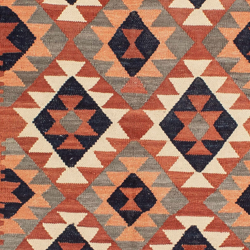 Kelim Carpet - Splash - 205 x 158 cm - flerfarvet
