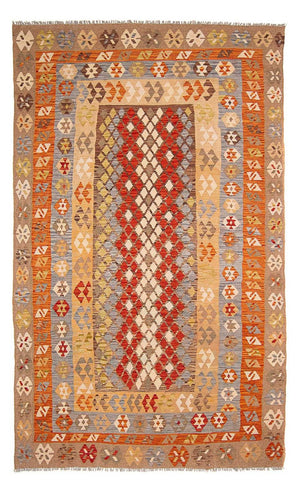 Kelim Carpet - Splash - 309 x 200 cm - flerfarvet