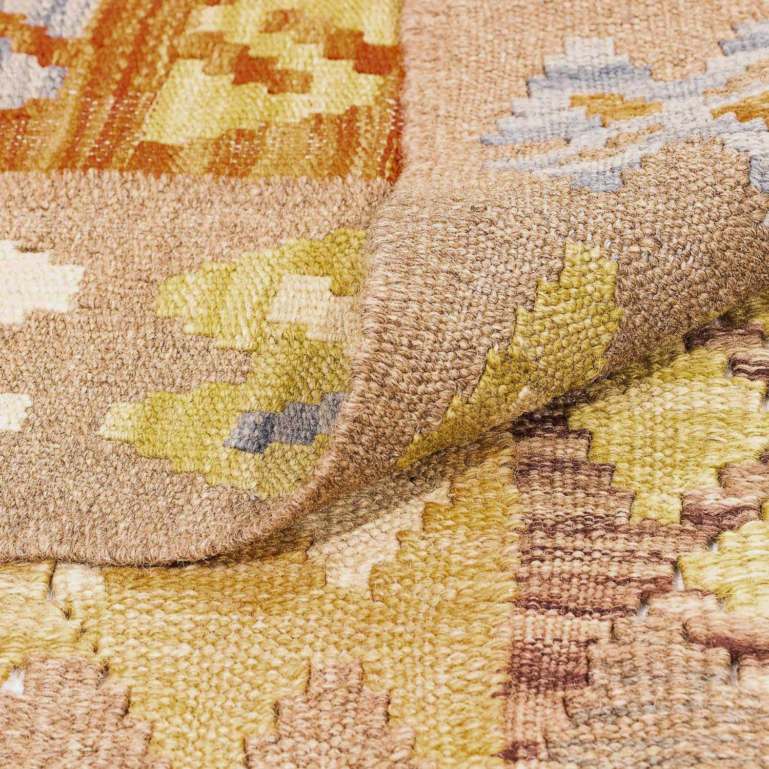 Kelim Carpet - Splash - 309 x 200 cm - flerfarvet