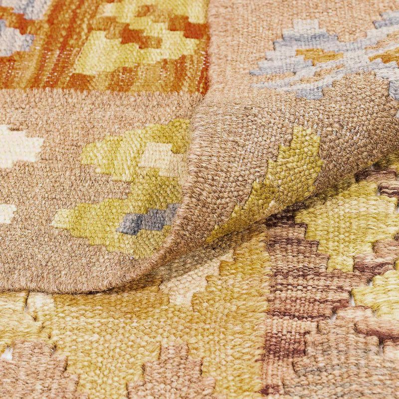 Kelim Carpet - Splash - 309 x 200 cm - flerfarvet