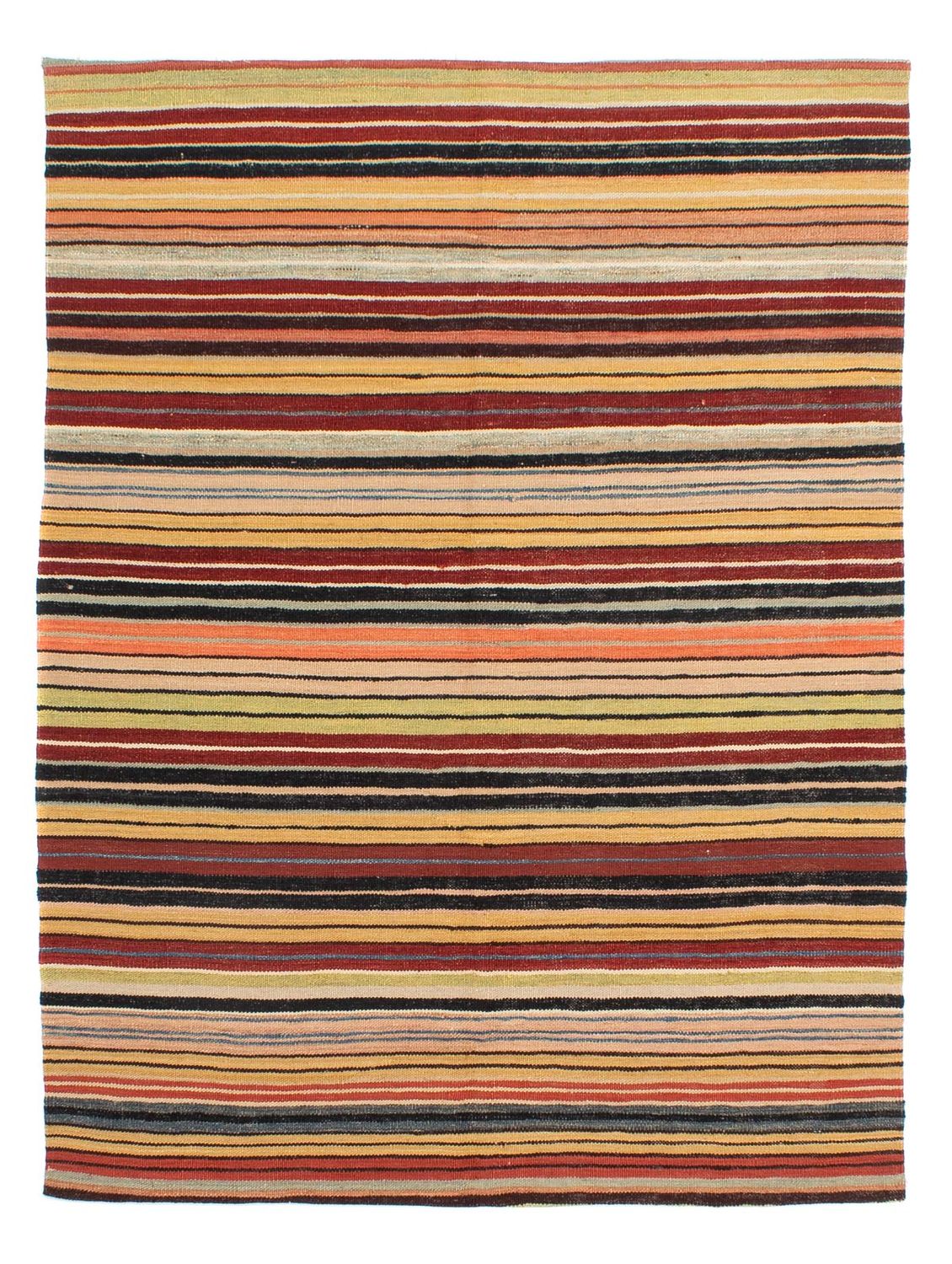 Kelim Carpet - Splash - 190 x 147 cm - flerfarvet