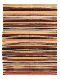 Kelim Carpet - Splash - 190 x 147 cm - flerfarvet