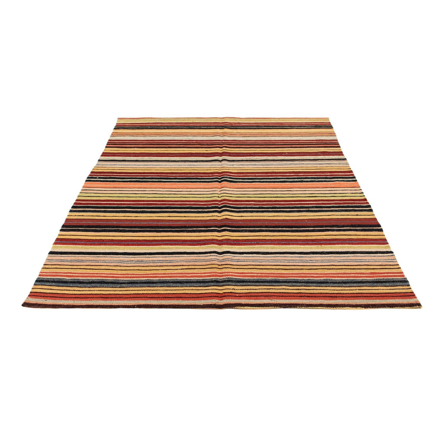 Kelim Carpet - Splash - 190 x 147 cm - flerfarvet