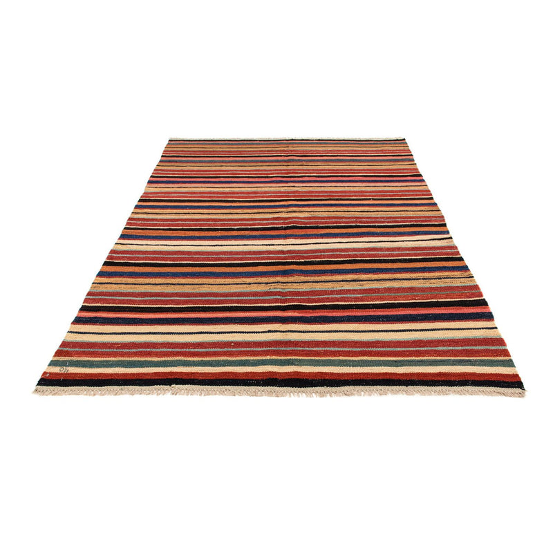 Kelim Carpet - Splash - 204 x 145 cm - flerfarvet