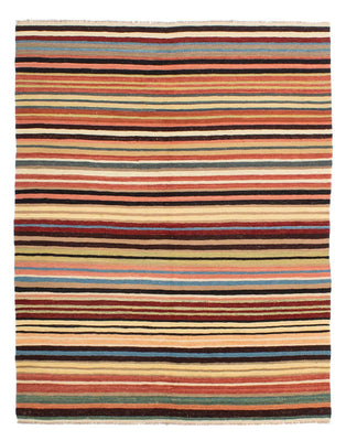 Kelim Carpet - Splash - 199 x 156 cm - flerfarvet