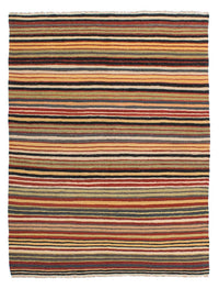 Kelim Carpet - Splash - 195 x 152 cm - flerfarvet