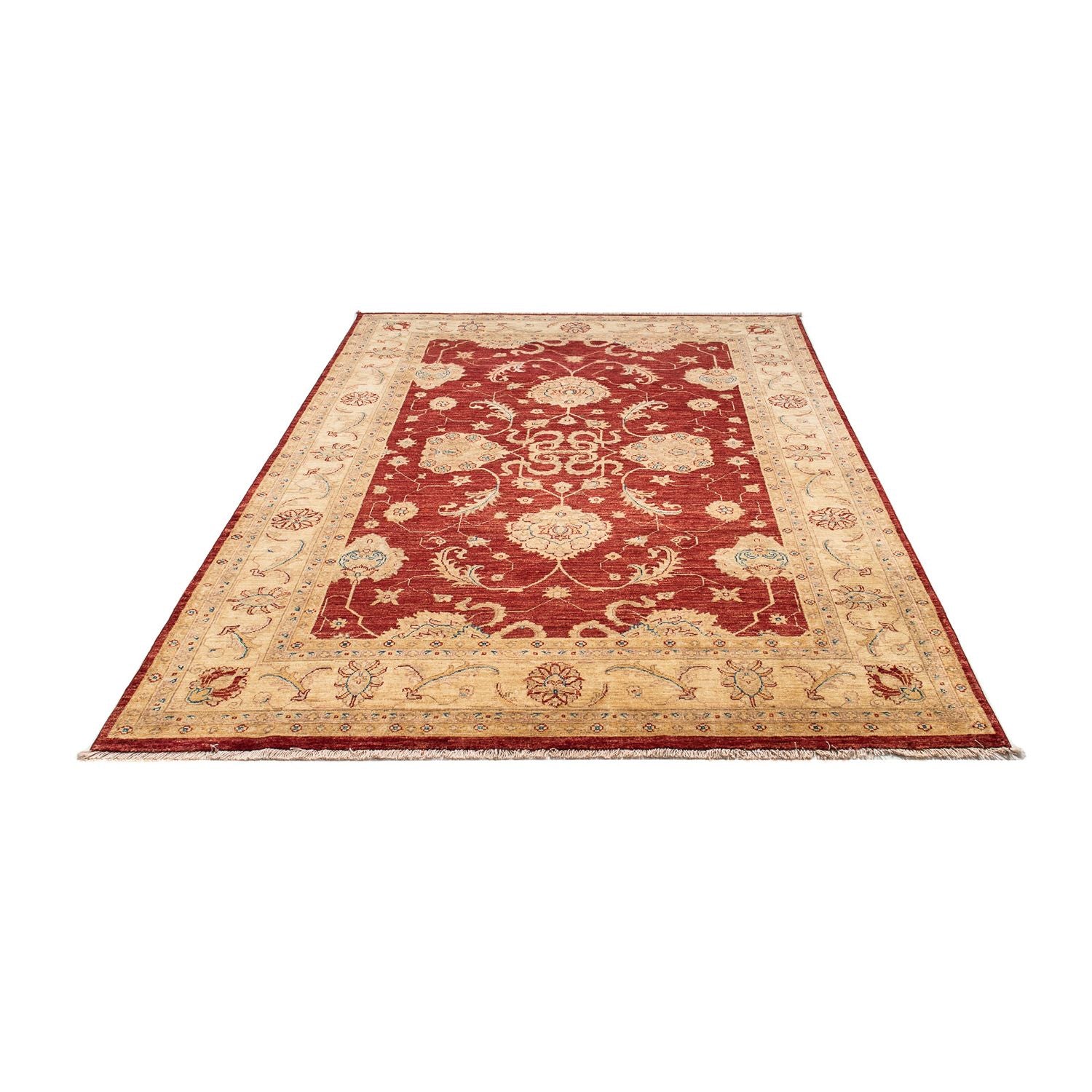 Ziegler Carpet - 222 x 174 cm - mørkerød