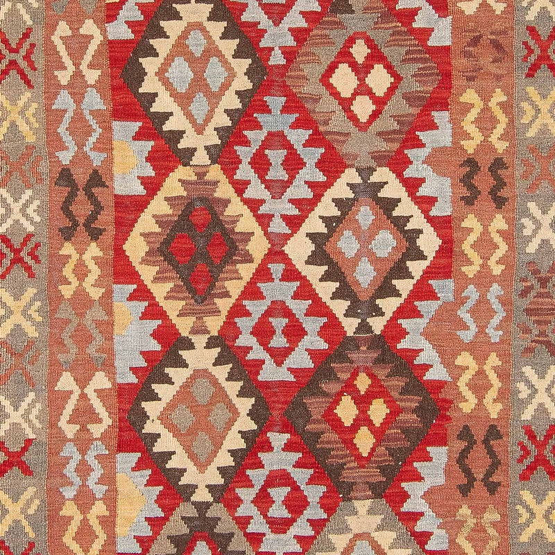 Kelim Carpet - Splash - 292 x 193 cm - flerfarvet
