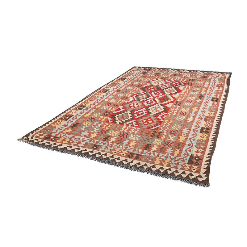 Kelim Carpet - Splash - 292 x 193 cm - flerfarvet