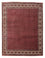 Persisk tæppe - Bijar - 300 x 253 cm - mørkerød
