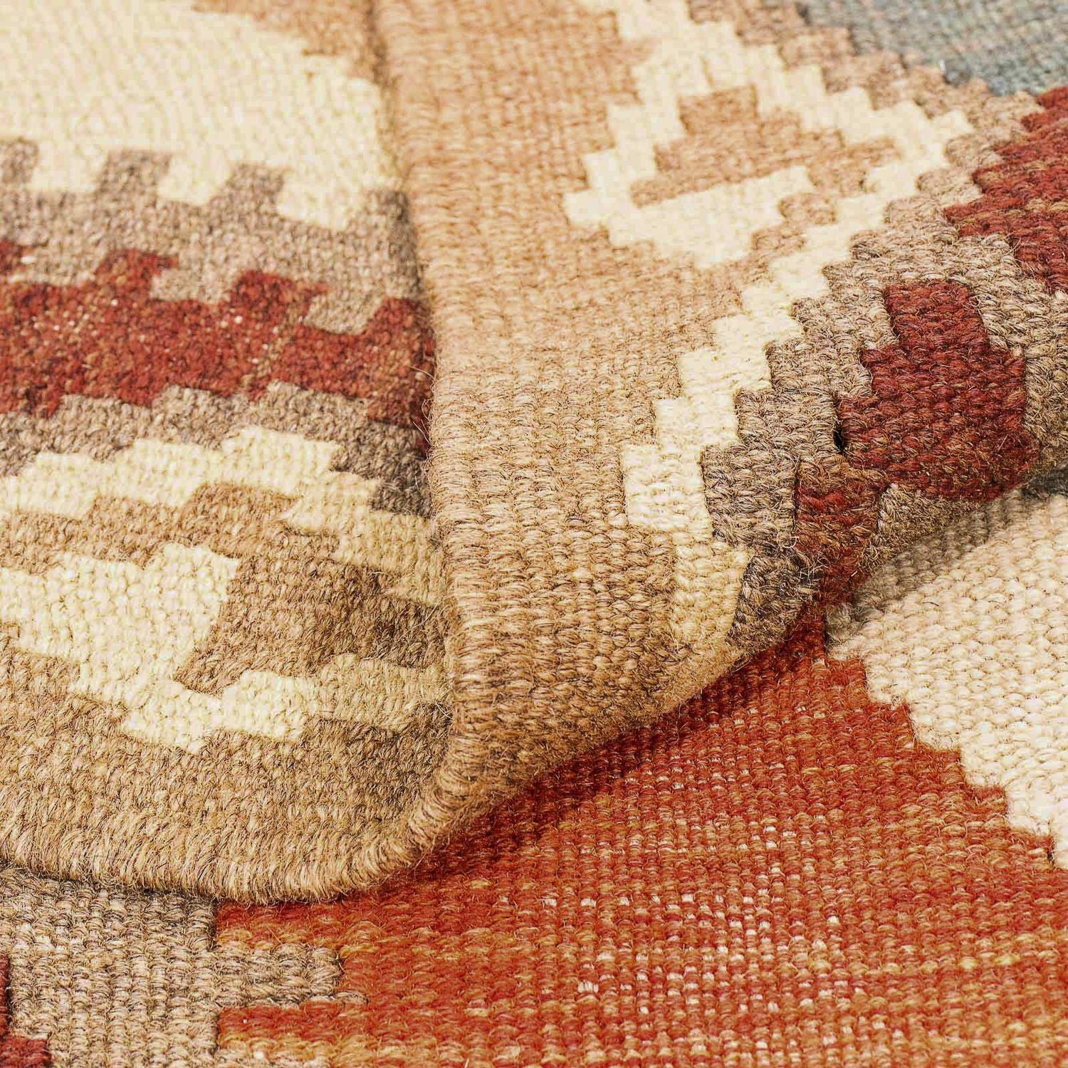 Kelim Carpet - Splash - 300 x 204 cm - flerfarvet