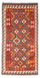 Løber Kelim-tæppe - orientalsk - 195 x 98 cm - rød