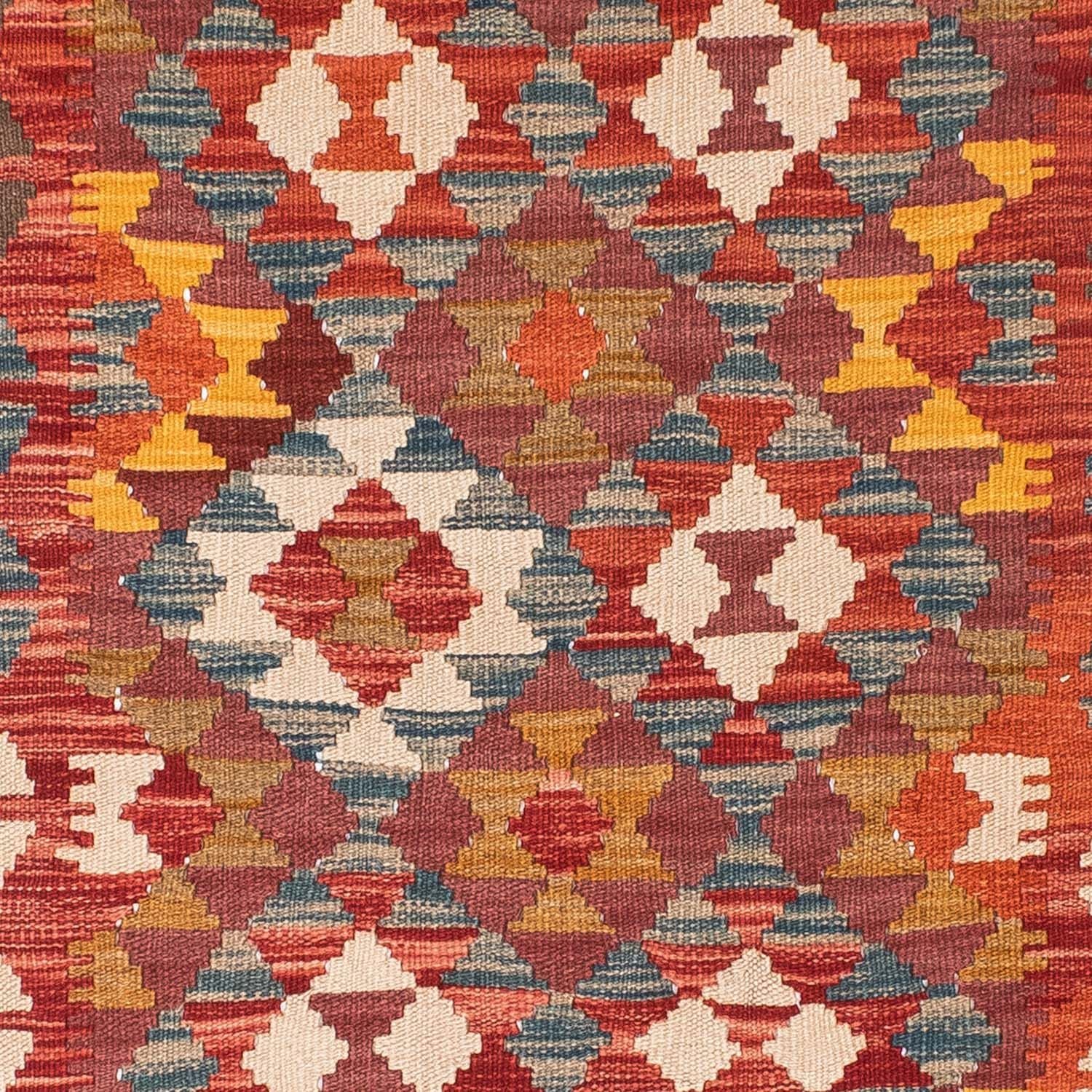 Løber Kelim-tæppe - orientalsk - 195 x 98 cm - rød