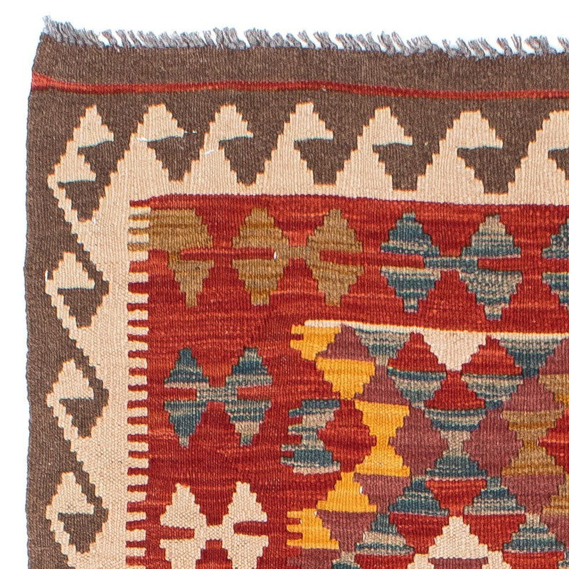Løber Kelim-tæppe - orientalsk - 195 x 98 cm - rød