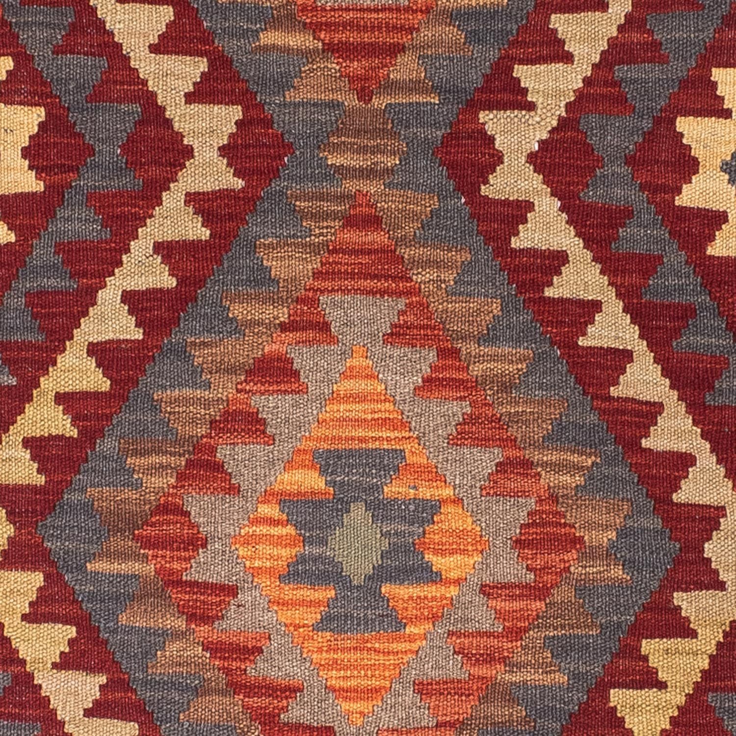 Løber Kelim-tæppe - orientalsk - 191 x 80 cm - grå