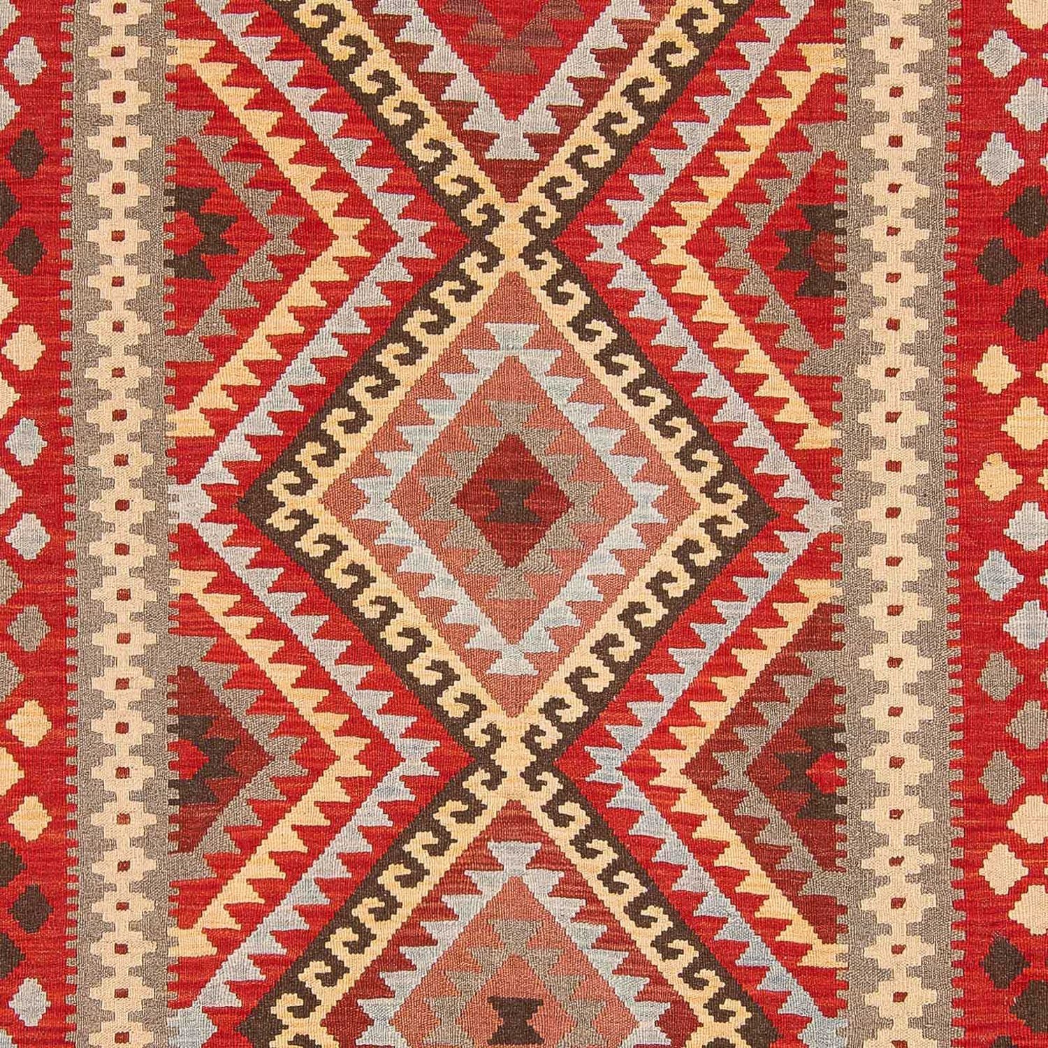 Kelim Carpet - Splash - 304 x 199 cm - flerfarvet
