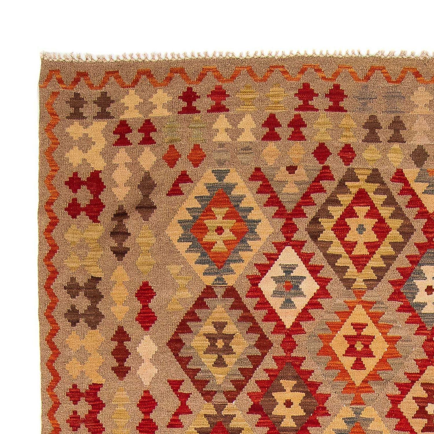 Kelim Carpet - Splash - 292 x 205 cm - flerfarvet