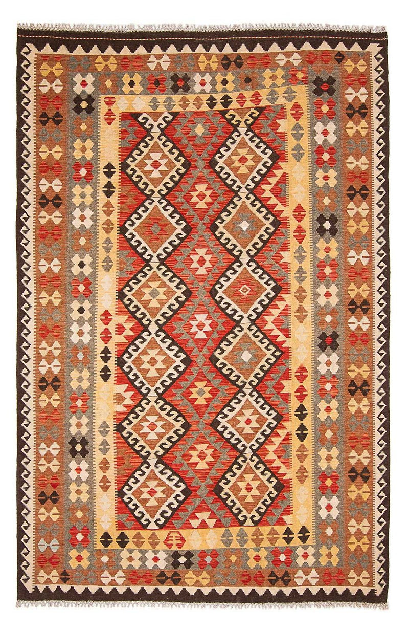 Kelim Carpet - Splash - 293 x 200 cm - flerfarvet