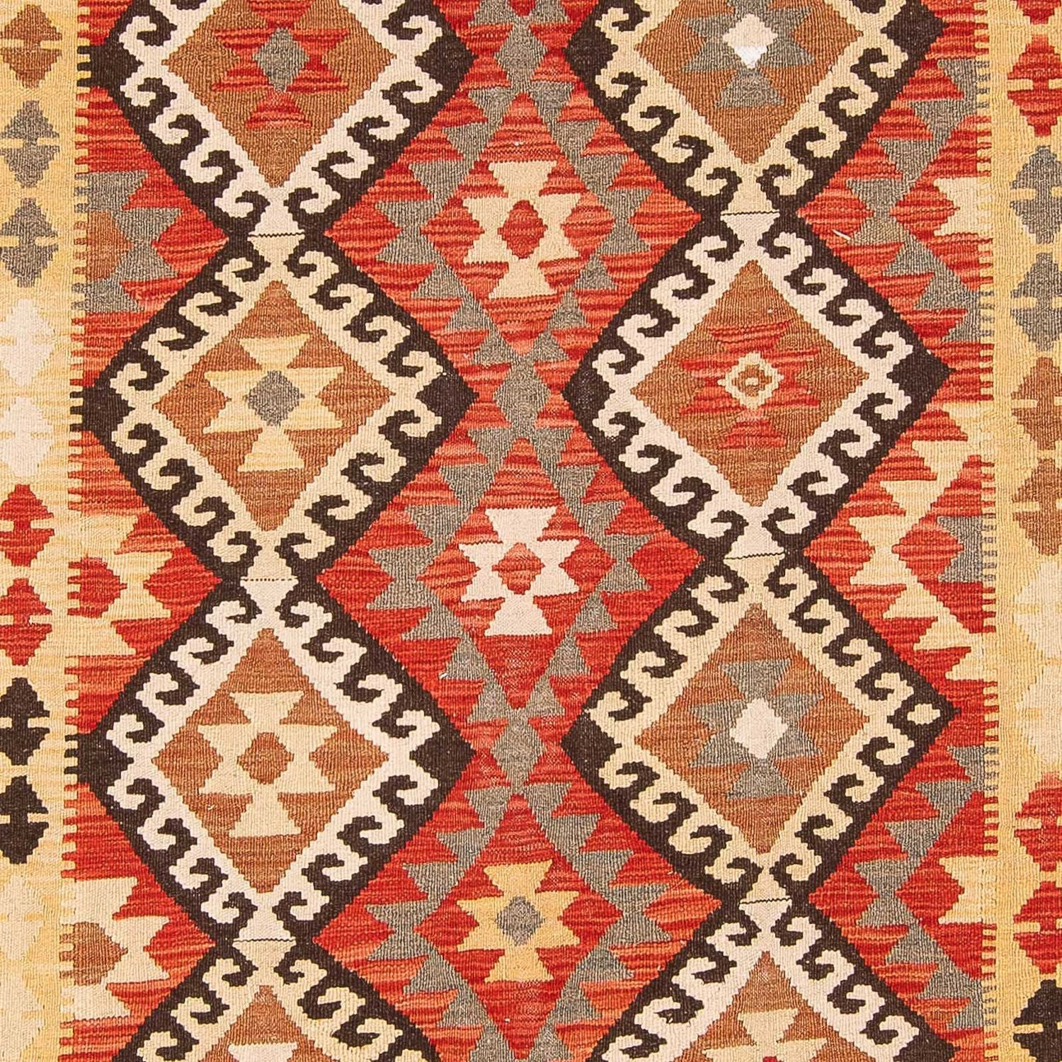 Kelim Carpet - Splash - 293 x 200 cm - flerfarvet