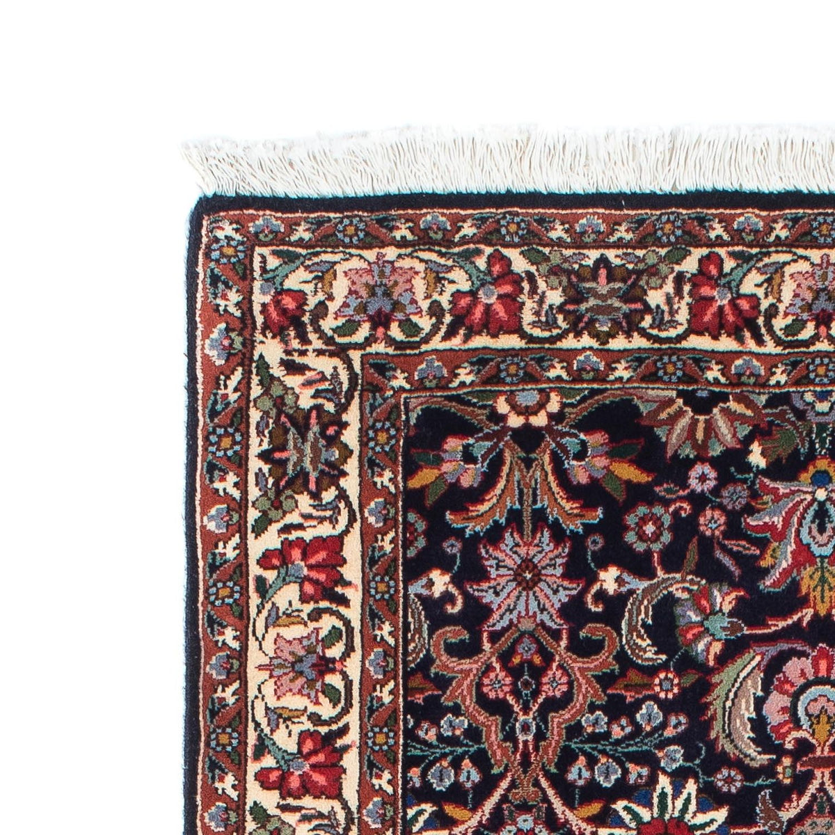 Løber Persisk tæppe - Bijar - 210 x 74 cm - mørkeblå