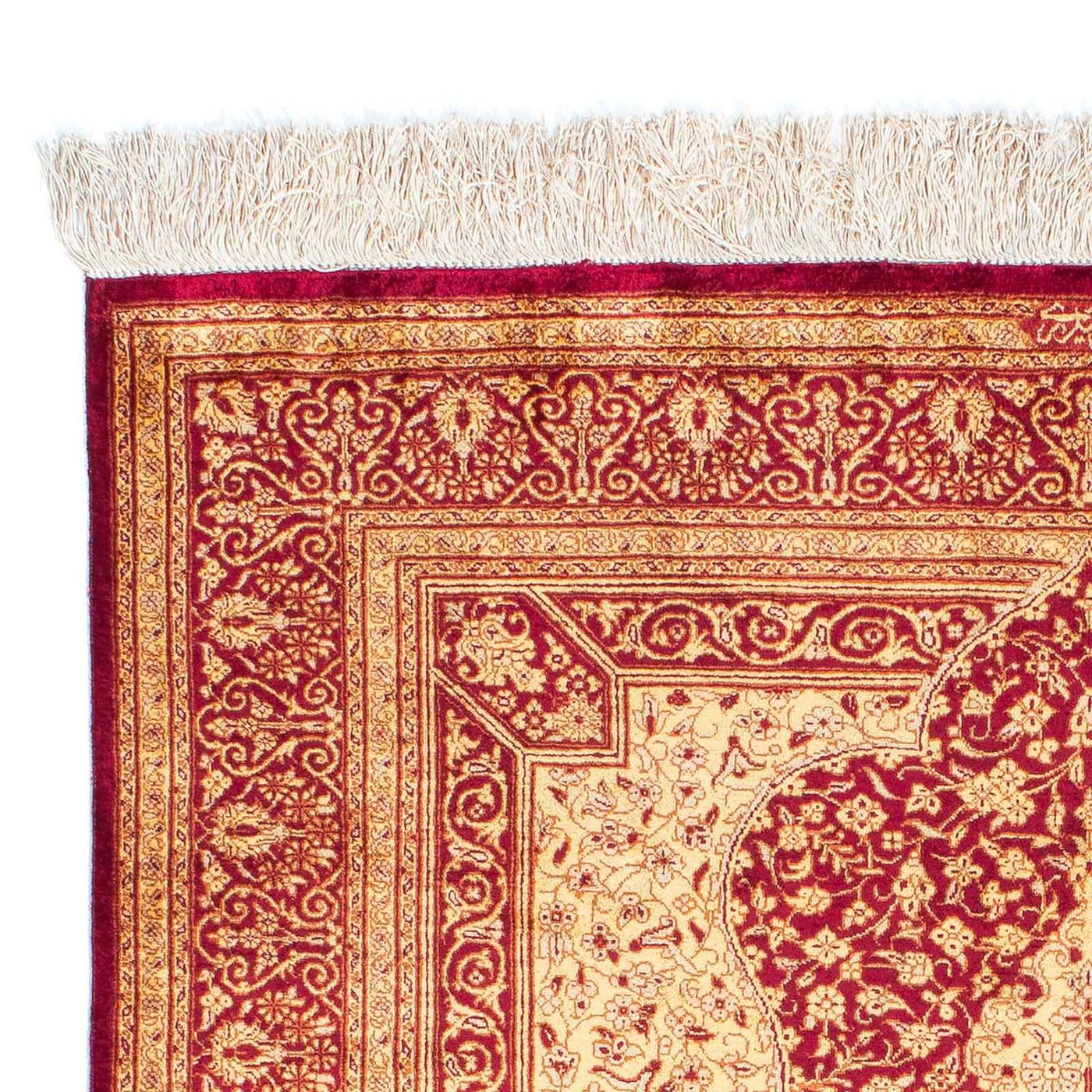 Qom Tæppe 147x102cm - Persisk tæppe