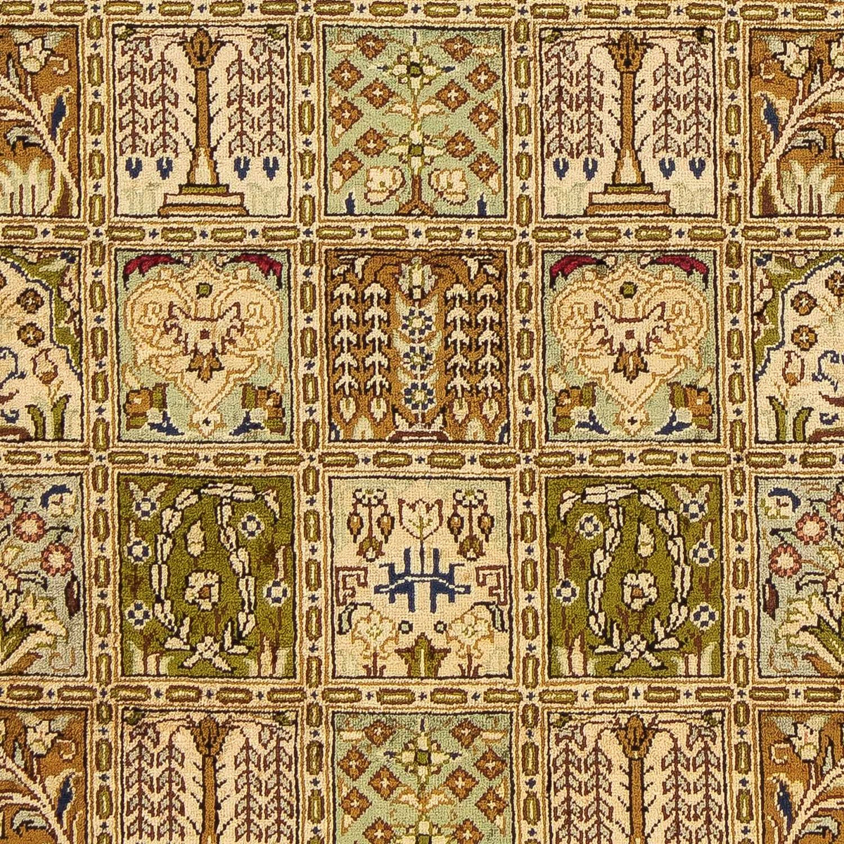 Persisk tæppe - Ghom - 77 x 56 cm - flerfarvet