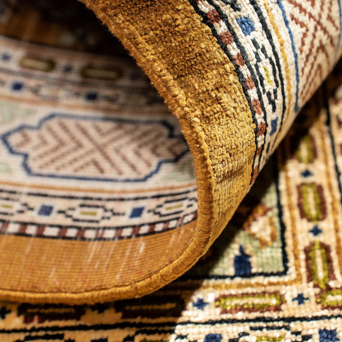 Persisk tæppe - Ghom - 77 x 56 cm - flerfarvet