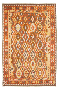 Kelim Carpet - Splash - 292 x 200 cm - flerfarvet