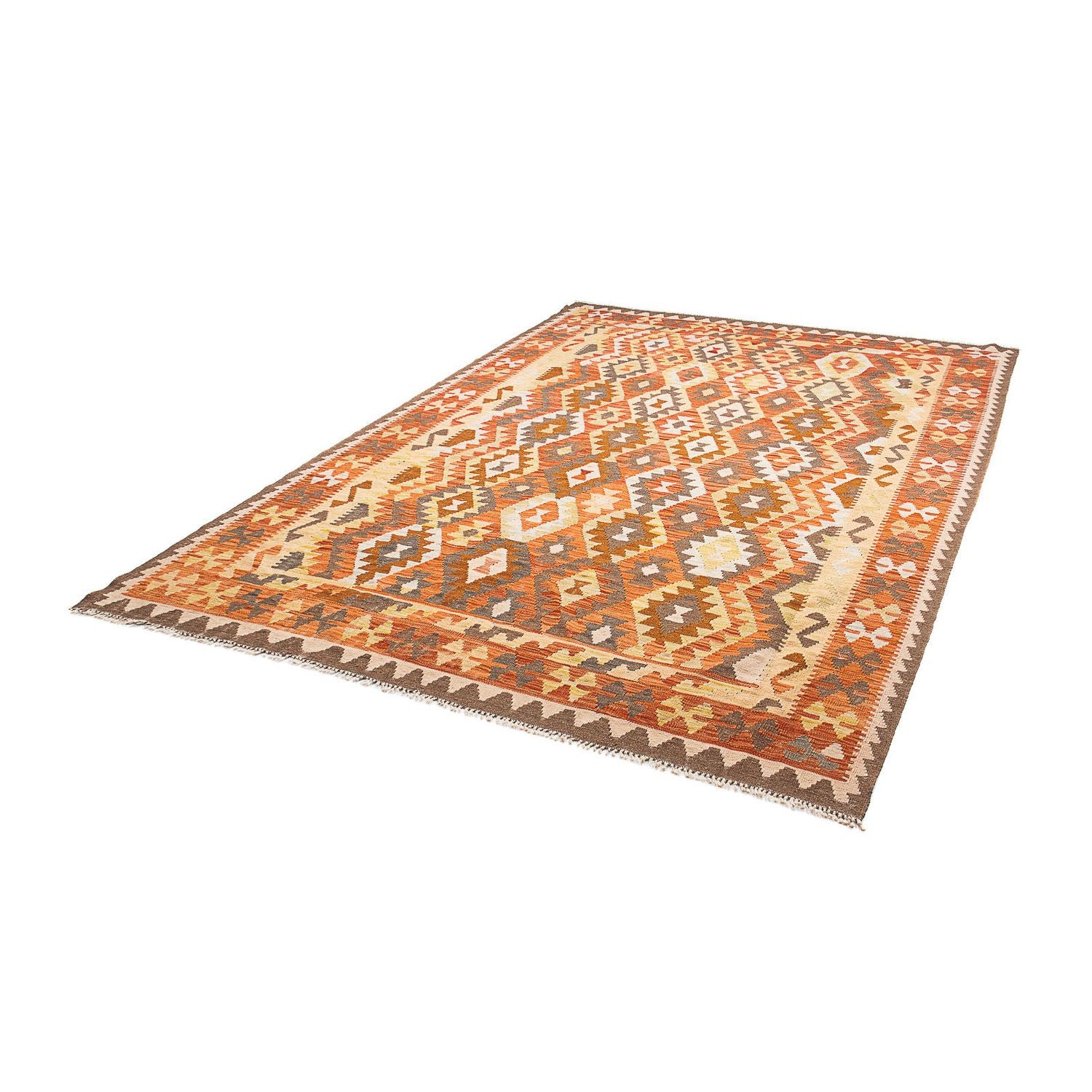 Kelim Carpet - Splash - 292 x 200 cm - flerfarvet