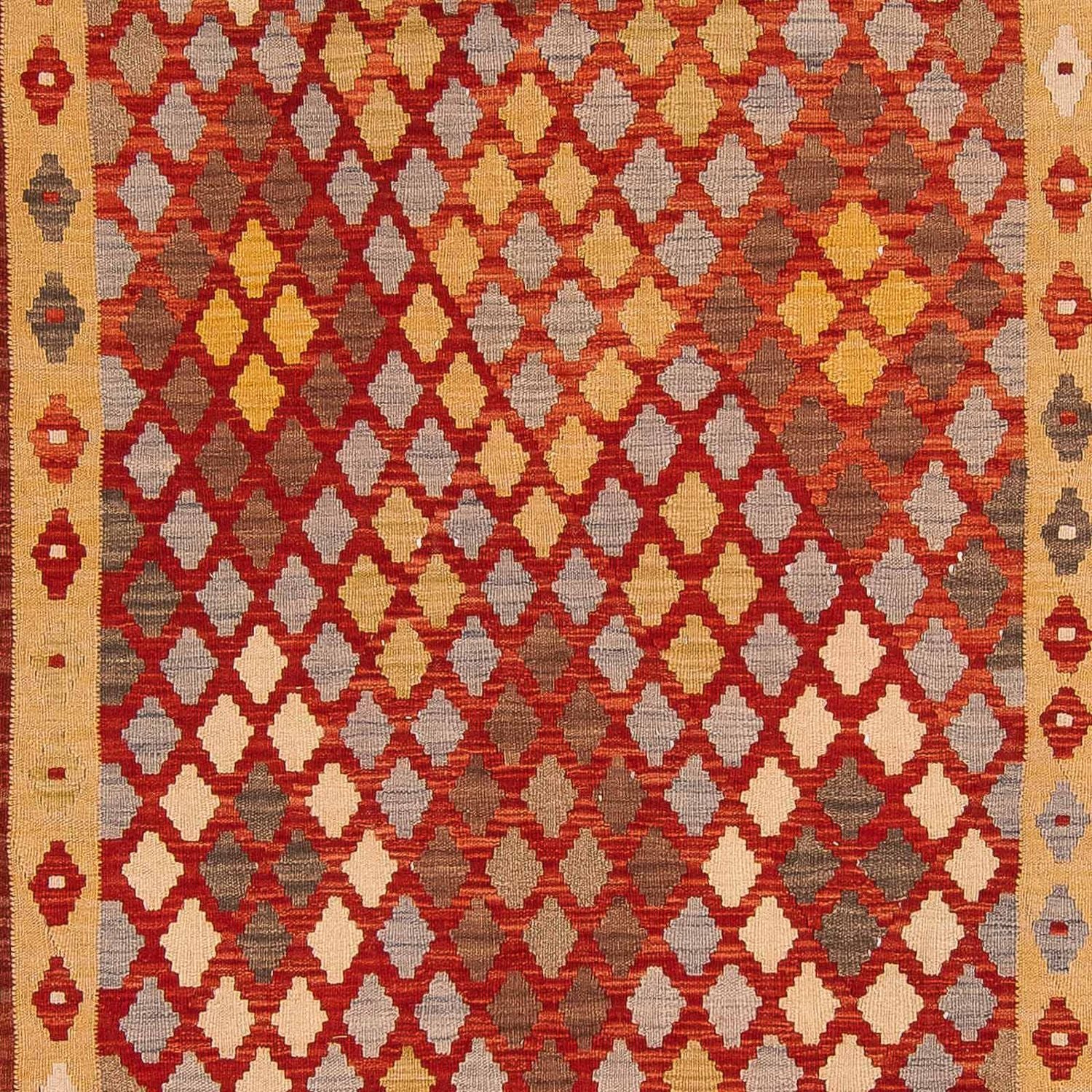 Kelim Carpet - Splash - 304 x 204 cm - flerfarvet