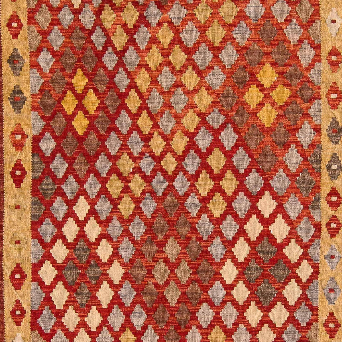 Kelim Carpet - Splash - 304 x 204 cm - flerfarvet