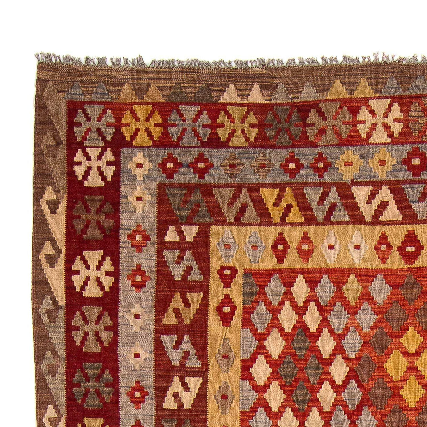 Kilim Maimana Tæppe 304x204cm - Uldtæppe