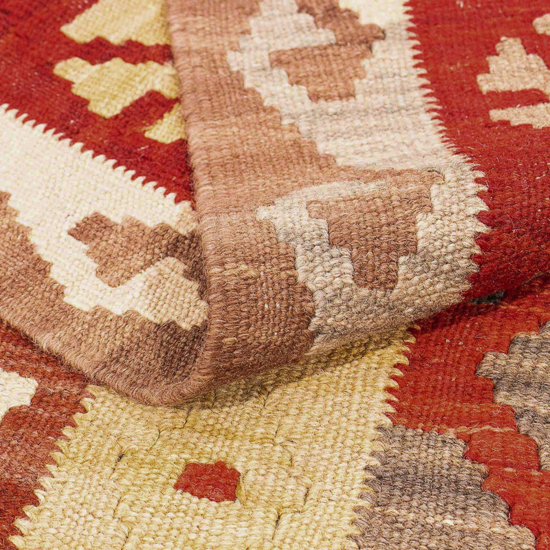 Kelim Carpet - Splash - 304 x 204 cm - flerfarvet