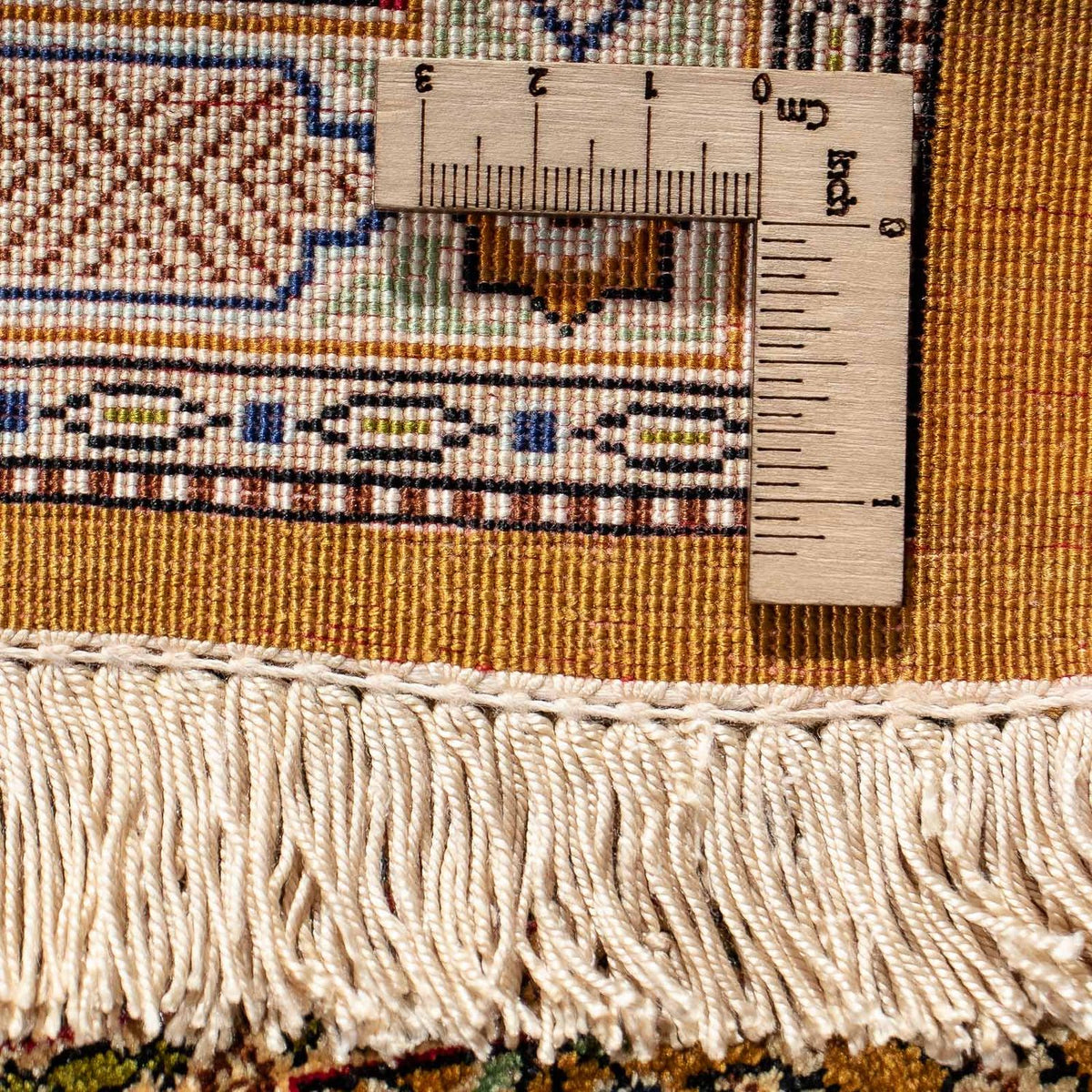 Persisk tæppe - Ghom - 75 x 58 cm - flerfarvet