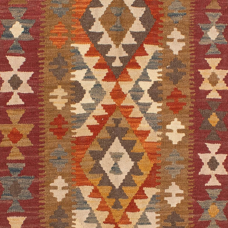 Kelim Carpet - Splash - 201 x 153 cm - flerfarvet