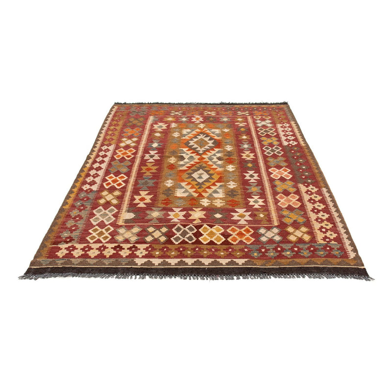 Kelim Carpet - Splash - 201 x 153 cm - flerfarvet