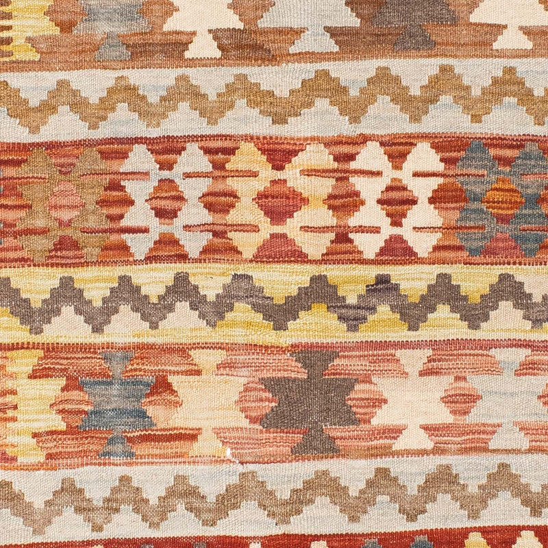 Løber Kelim-tæppe - orientalsk - 200 x 92 cm - lys brun