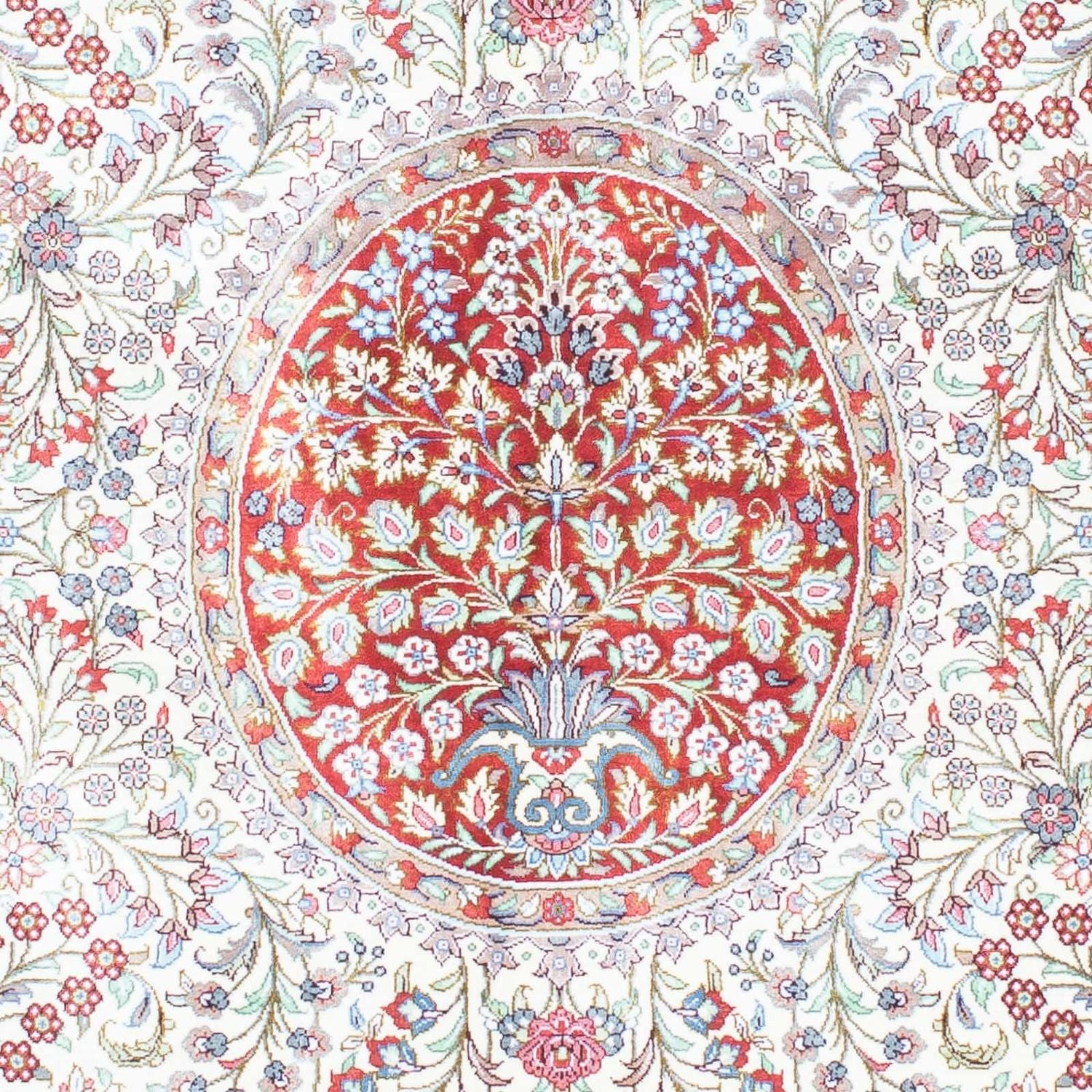 Persisk tæppe - Ghom - 159 x 102 cm - rød