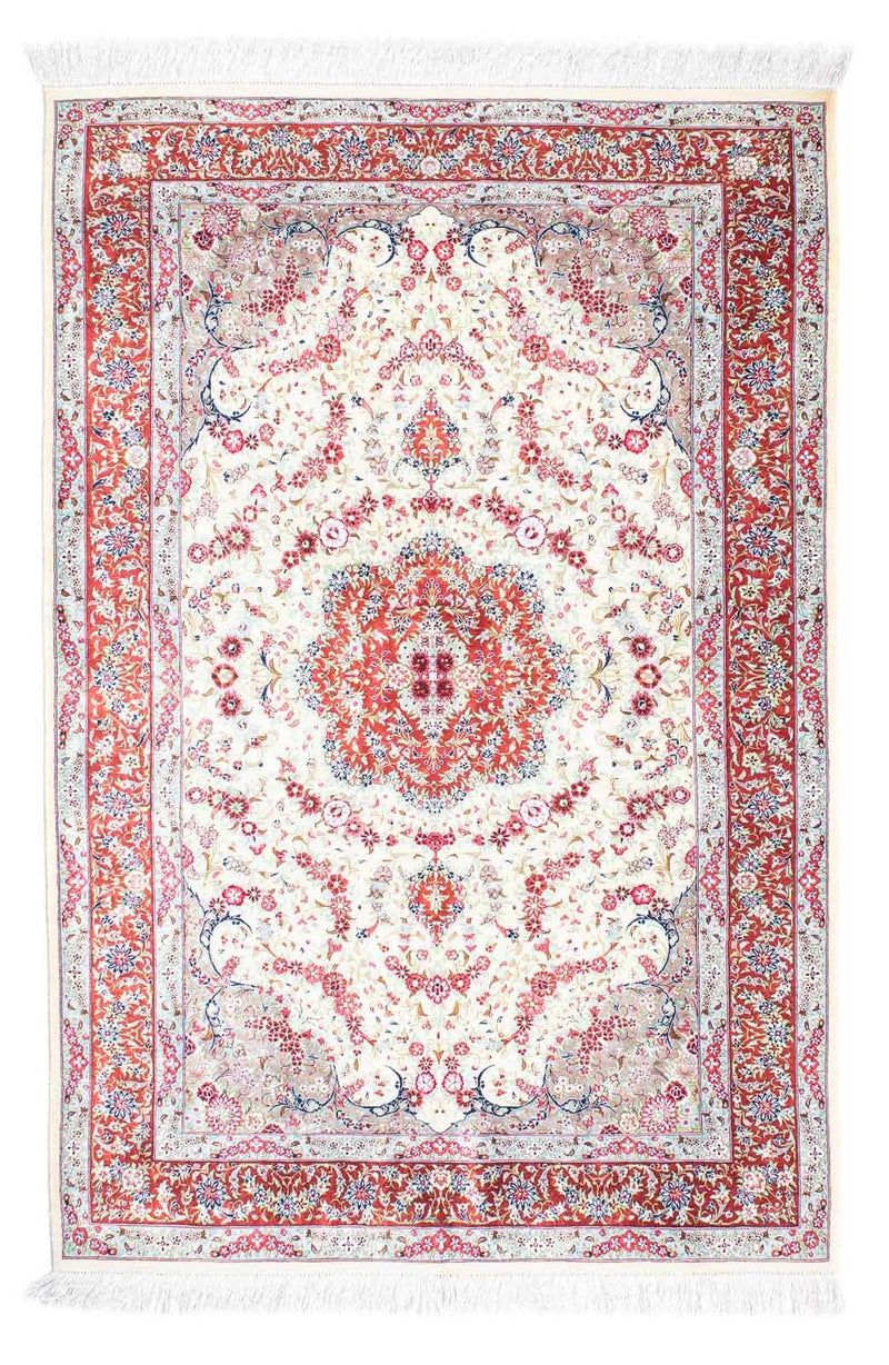 Persisk tæppe - Ghom - 155 x 102 cm - beige