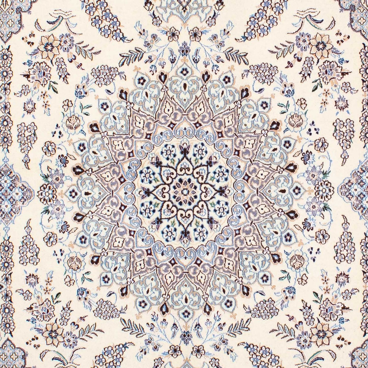 Persisk tæppe - Nain - Premium - 250 x 155 cm - beige