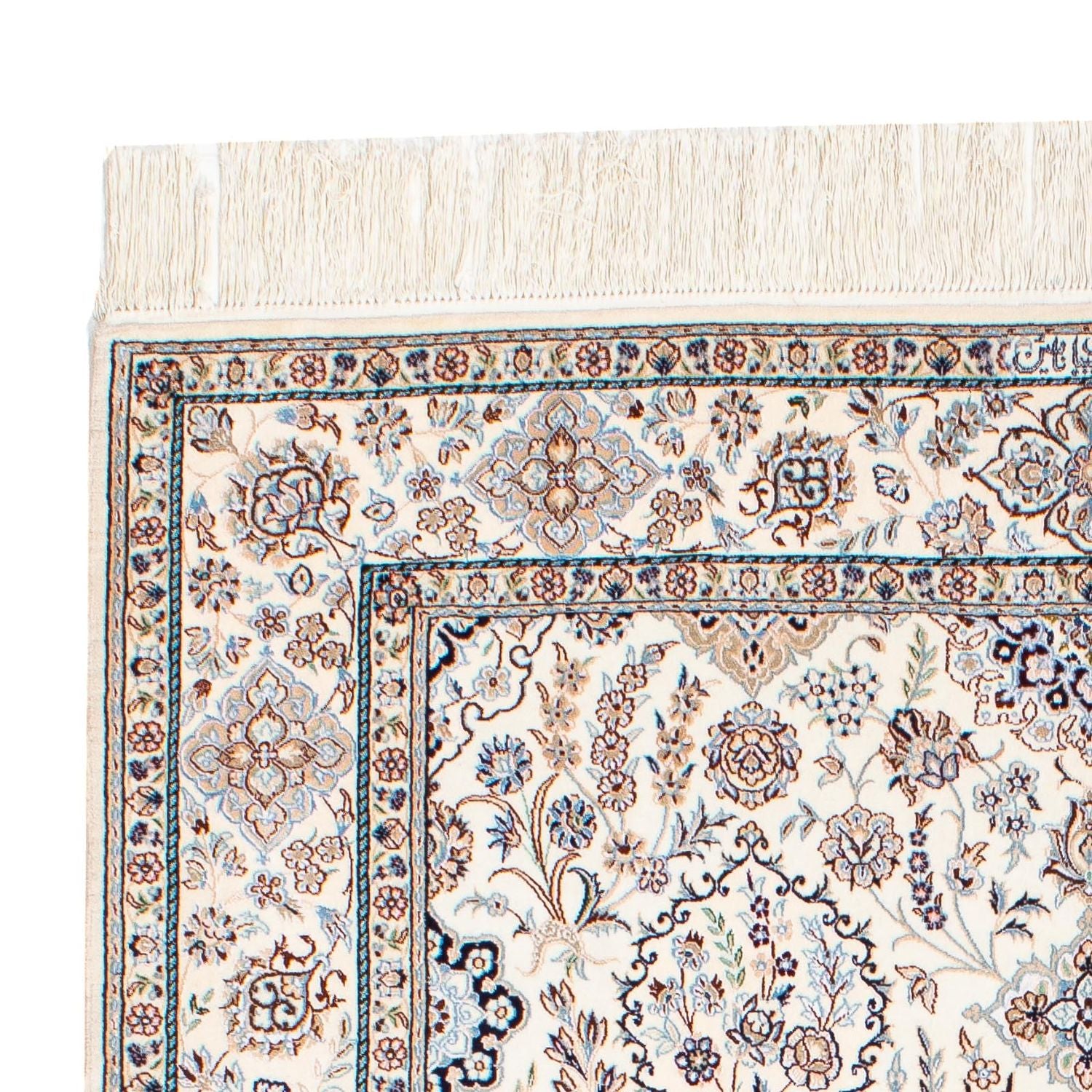 Persisk tæppe - Nain - Premium - 225 x 147 cm - beige