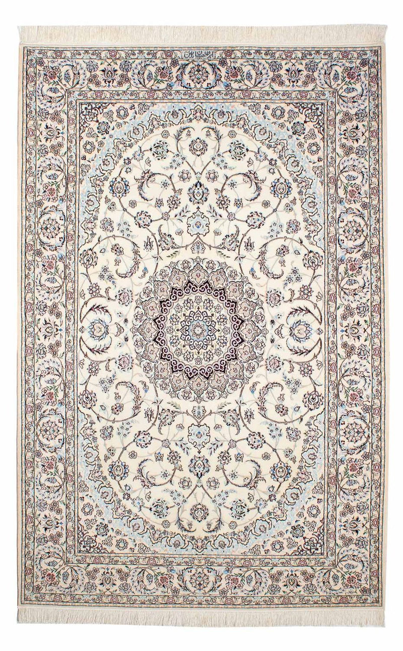 Persisk tæppe - Nain - Premium - 226 x 150 cm - beige