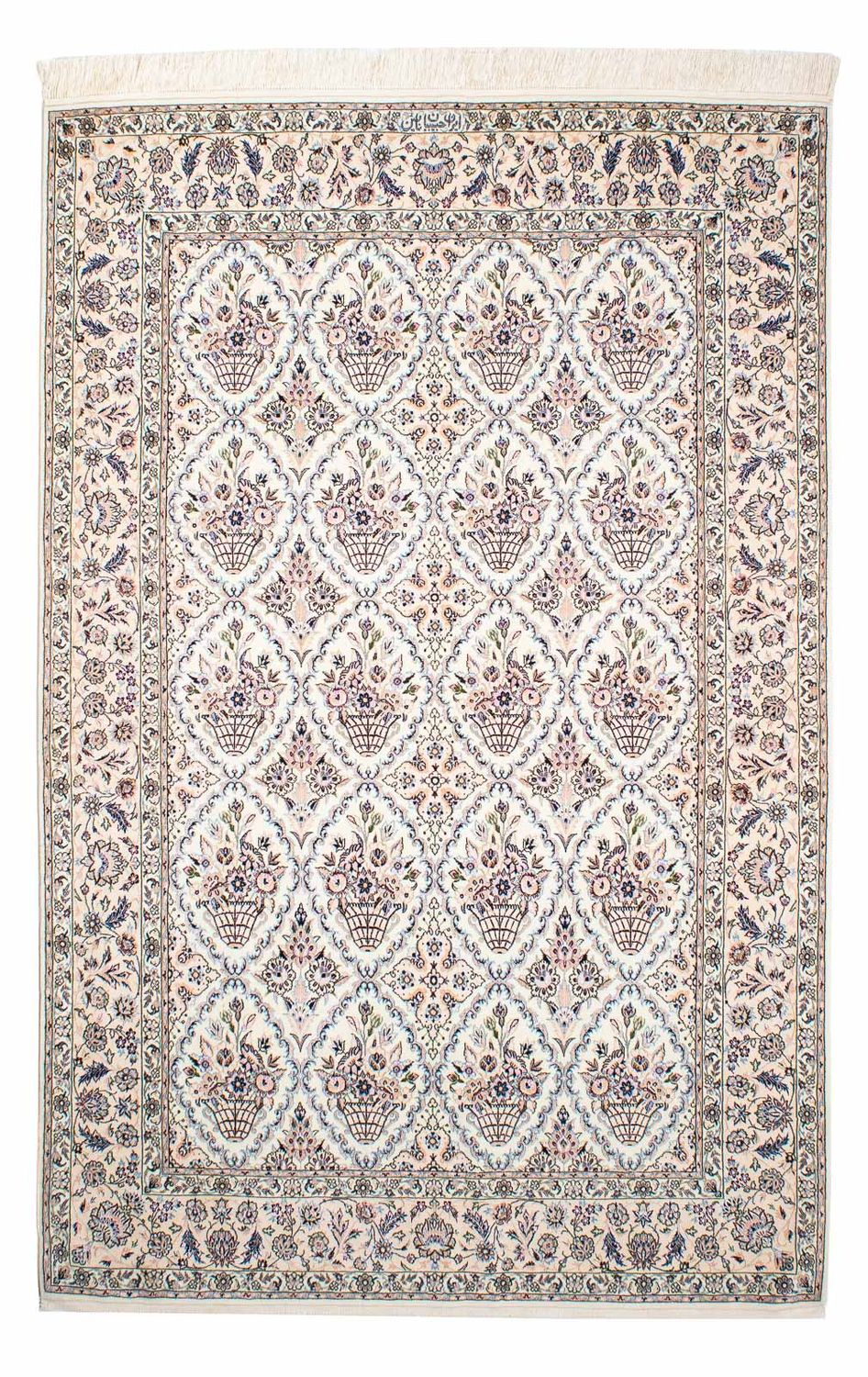 Persisk tæppe - Nain - Premium - 227 x 151 cm - beige