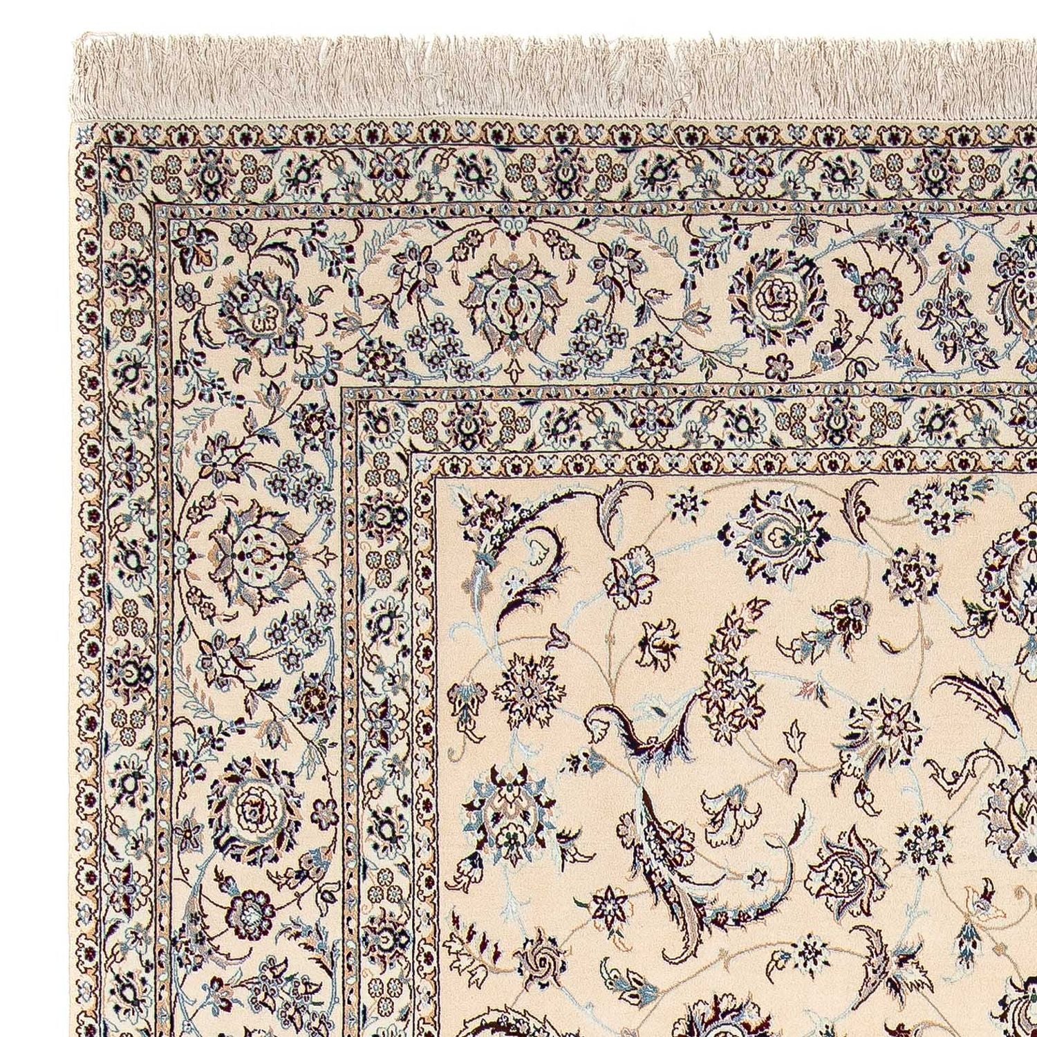 Persisk tæppe - Nain - Premium - 310 x 204 cm - beige