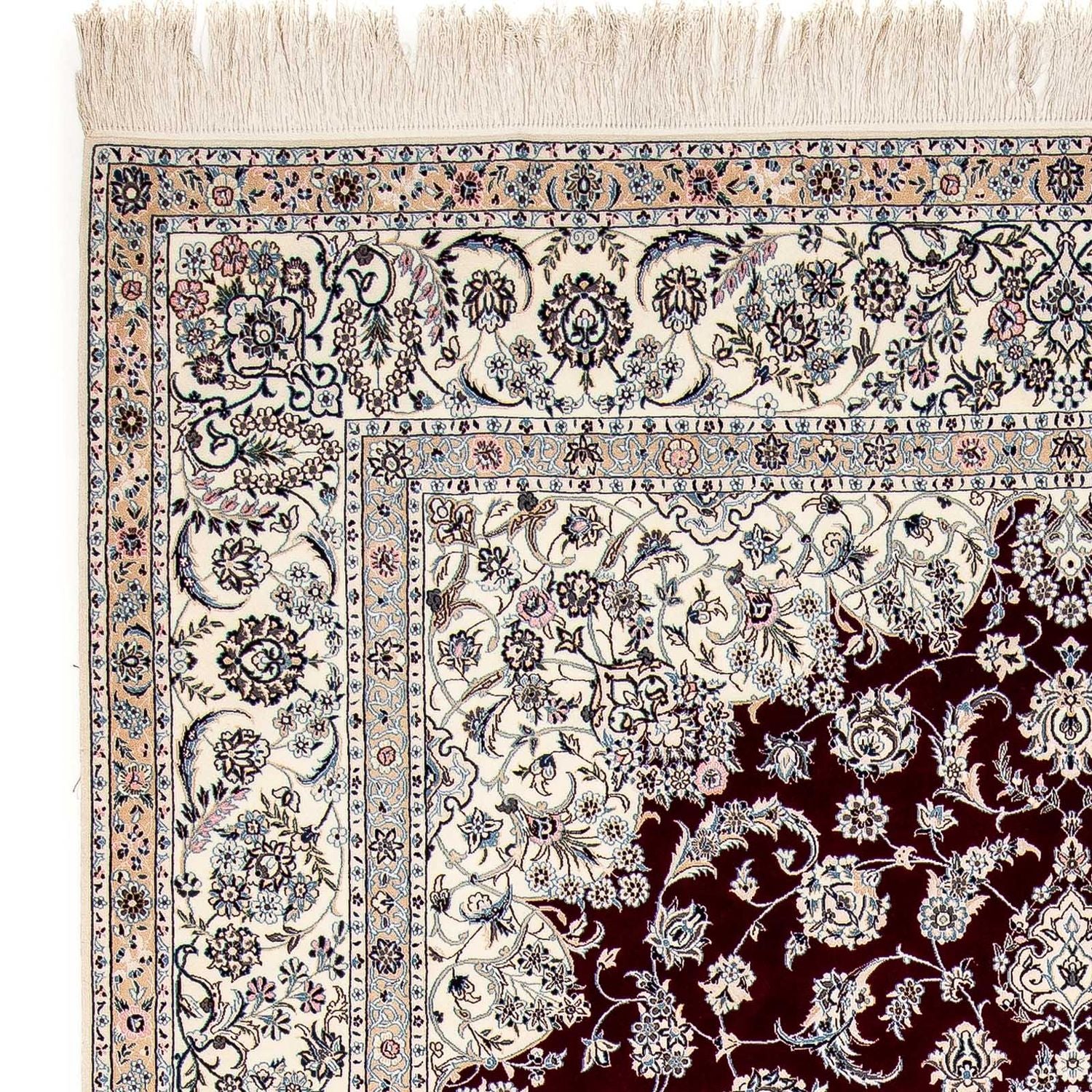 Persisk tæppe - Nain - Premium - 307 x 209 cm - beige