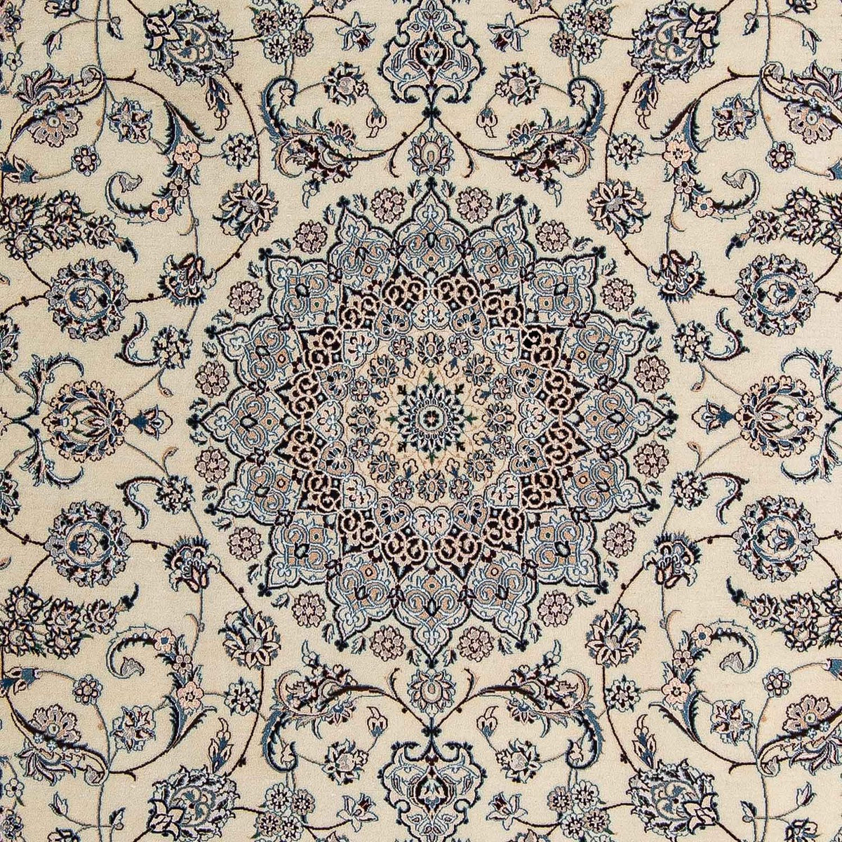 Persisk tæppe - Nain - Premium - 307 x 207 cm - beige