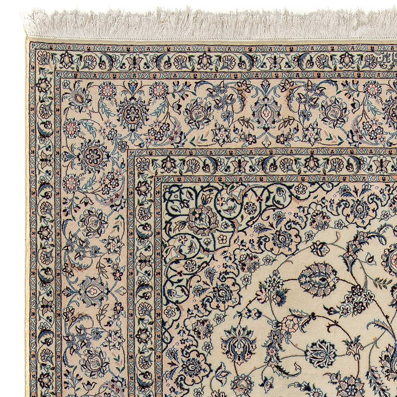 Persisk tæppe - Nain - Premium - 307 x 207 cm - beige