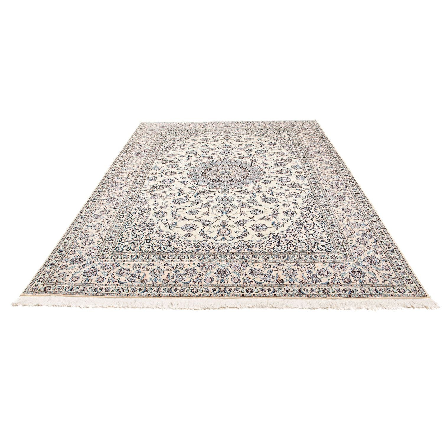 Persisk tæppe - Nain - Premium - 307 x 207 cm - beige